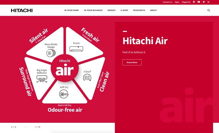 The New Hitachi India Customer Care App